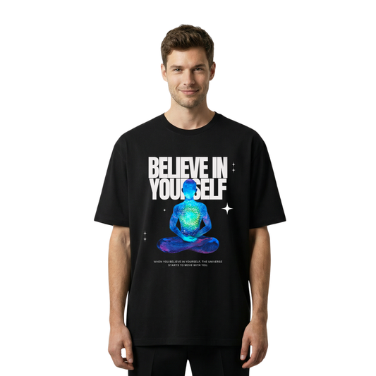 BELIEVE - Oversized Shirt