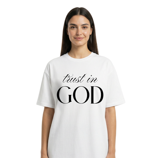 TRUST IN GOD - Oversized Shirt