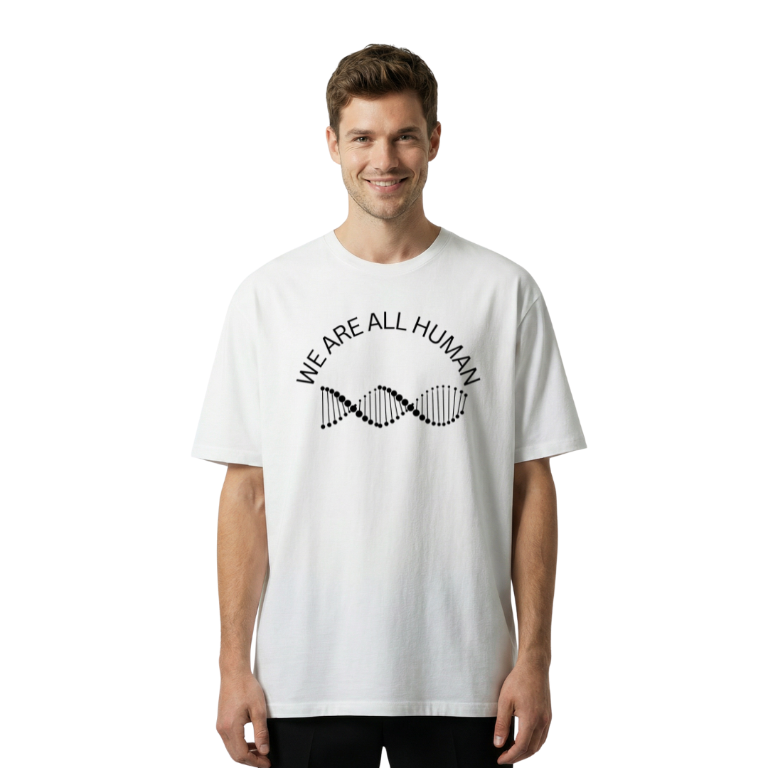 WE ARE ALL HUMAN - Oversized Shirt