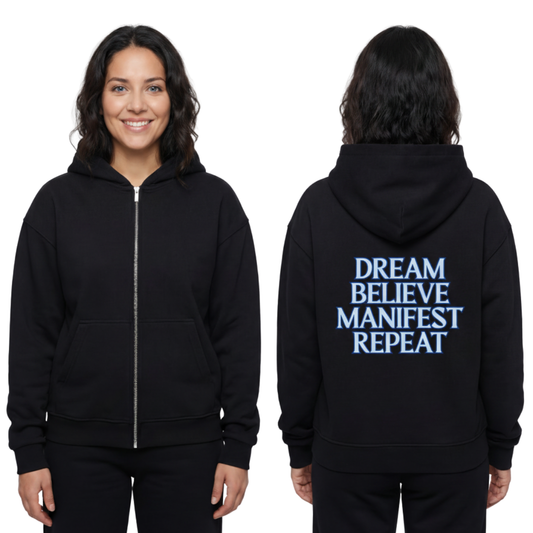 DREAM - Oversized Zipper Hoodie